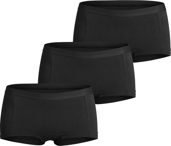 Bjorn Borg 3-pack dames boxershort Black - MP001 - S - Zwart.