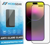 Mobigear Premium - Screenprotector geschikt voor Apple iPhone 14 Pro Max Glazen Screenprotector Anti-Glare - Case Friendly - Zwart