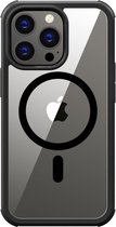Valenta Gehard Glas - Full Cover - MagSafe Bumper Case - Apple iPhone 14 Pro - Zwart