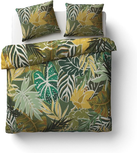 At Home by Beddinghouse dekbedovertrek Tender - groen - 200x220/220 cm | Leen Bakker