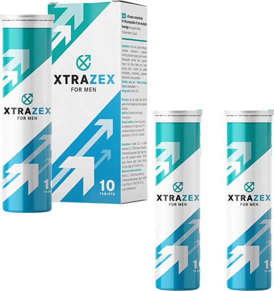 Xtrazex - Extra sterk - Intenser genieten - Libido booster - Uithoudingsvermogen - Alternatief voor Viagra en Kamagra