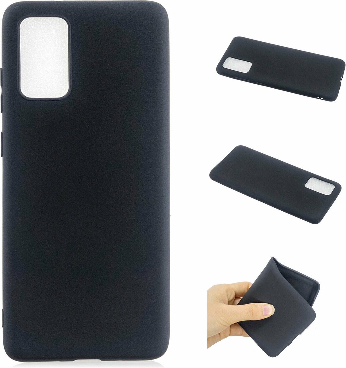 Silicone hoesje zwart Geschikt voor: Samsung Galaxy S22 Plus