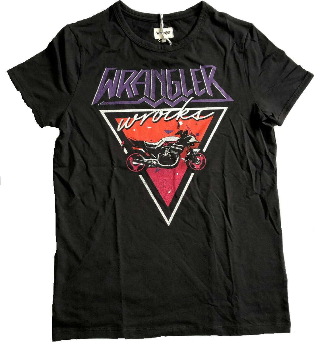 Wrangler Ringer T-shirt Zwart