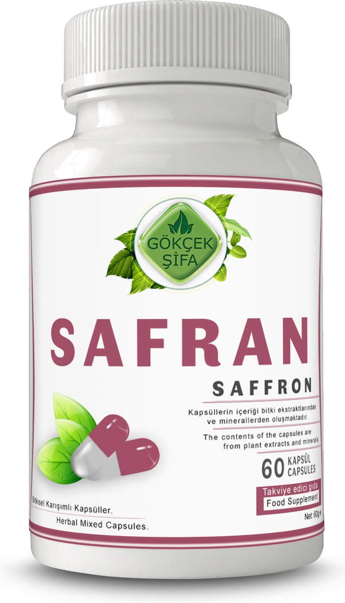 Saffraan Extract Capsule 60 Capsules Zink LCarnosine 1 CAPSULE