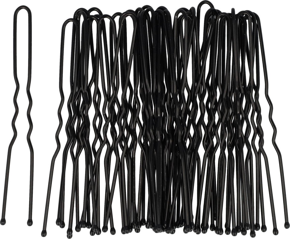 Haarpinnen Haardotspelden 40 Stuks 5cm Zwart Knot Spelden Pinnen Knotspelden Knotpinnen Stekers Tools Insteekspelden