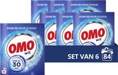 Omo Waspoeder Wit Wasmiddel - 6 x 14 wasbeurten - Voordeelverpakking