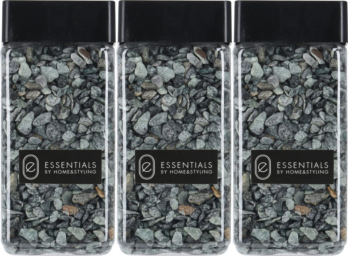 Decoratie steentjes/hobby steentjes - Groen - 1650 ml - 5/8 mm