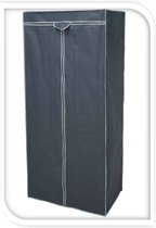 Storage Solutions - mobiele opvouwbare kledingkast - grijs - 160 cm