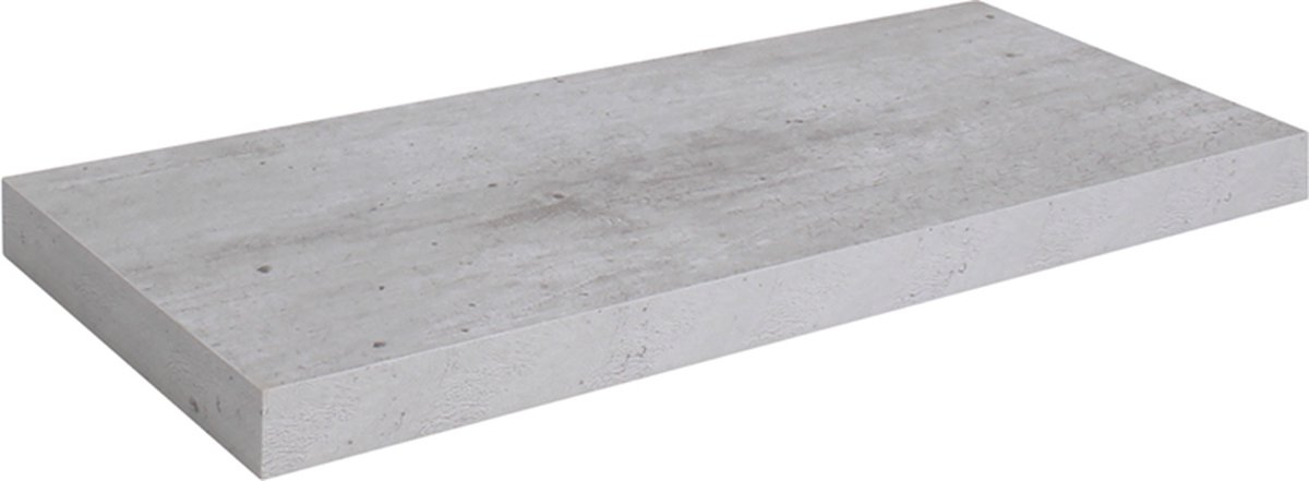 Practo Home - Zwevende wandplank - wandtablet 90x23.5x3.8cm - betonkleur