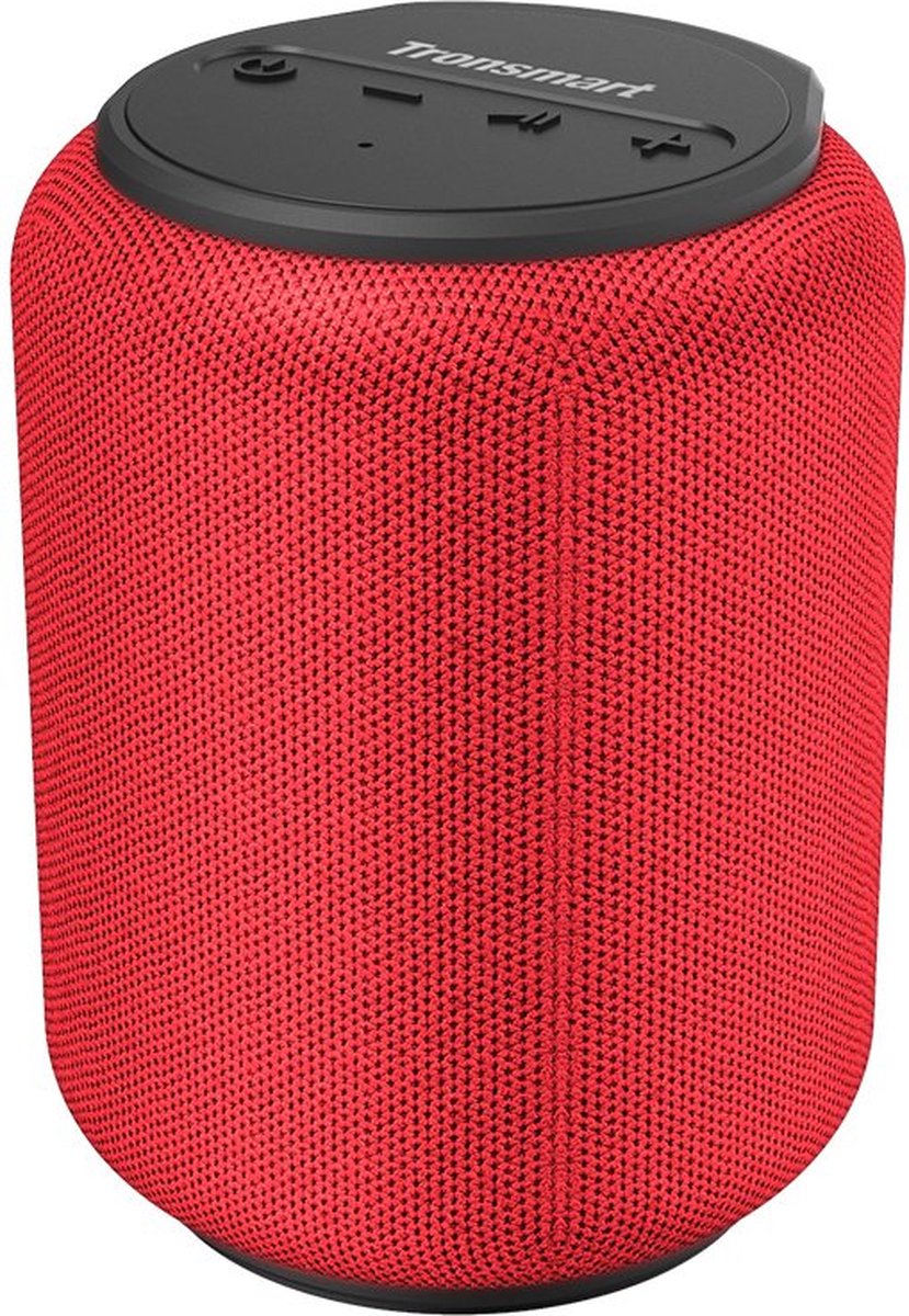 Tronsmart T6 mini red - draagbare bluetooth speaker (15W | 24 uur afspeeltijd | 360 surround sound | IPX6 waterdicht)