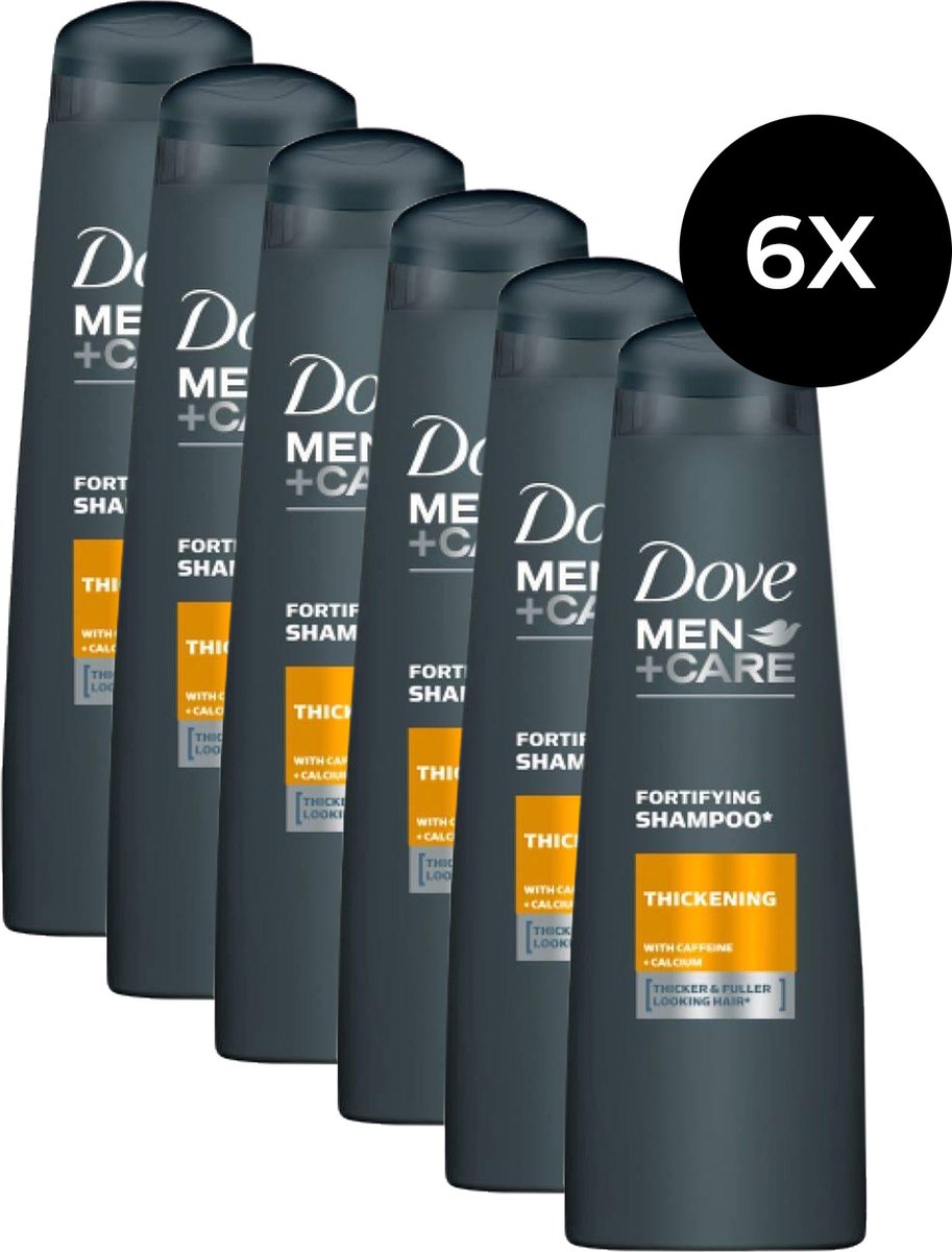 Dove Men + Care Fortifying and Thickening Shampoo - 400 ml (6 stuks)