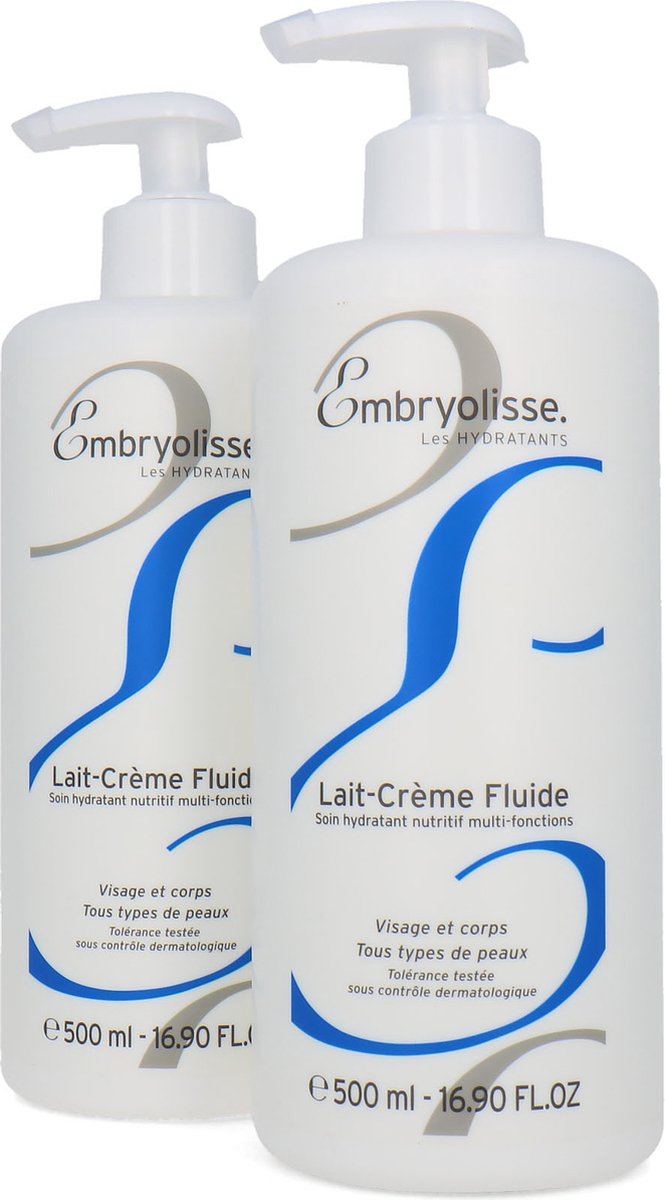 Embryolisse Lait-Crème Fluide Body Cream - 2 x 500 ml