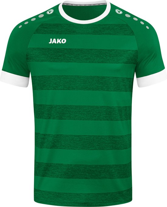 Jako Celtic Melange Shirt Korte Mouw Heren - Sportgroen