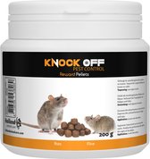 Knock Pest Contol Traktatie Pellets – Voor muizen en ratten – Lokaas – Lokmiddel – Gifvrij – Veilig voor huisdieren – Voor lokdoos – 200g