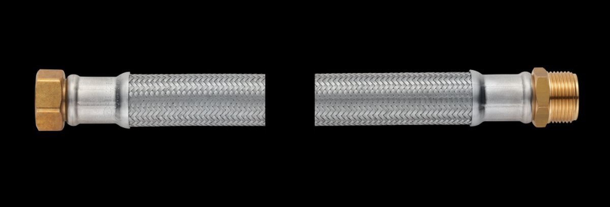 Neoperl Proflex flexibele slang dn20 binxbui 3/4x3/4 100cm rvs, rvs
