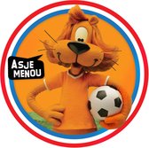 Paperdreams - Loekie de Leeuw -onderzetters - EK voetbal 2024 - EK voetbal versiering - Europees kampioenschap voetbal