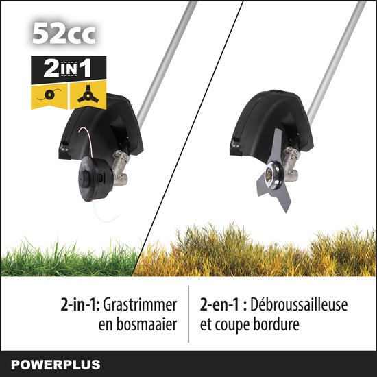 Powerplus POWXG30412 - Snijbreedte bosmaaier: 255 mm - Bosmaaier - 52cc van Powerplus — afbeelding 2