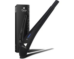 Oplaadbare Lange Elektrische Aansteker - Zwart - Duurzame Plasma Aansteker - Inclusief Cadeauverpakking - BBQ - Kaarsen