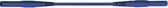 Stäubli XMF-419 Veiligheidsmeetsnoer [Banaanstekker 4 mm - Banaanstekker 4 mm] 2.00 m Blauw 1 stuk(s)