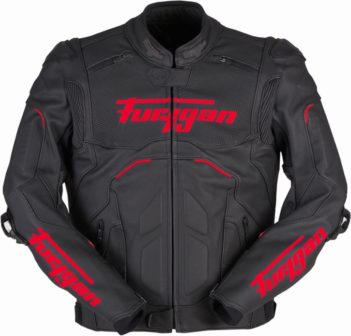 Furygan Raptor Evo 2 Black Red Motorcycle Jacket XL