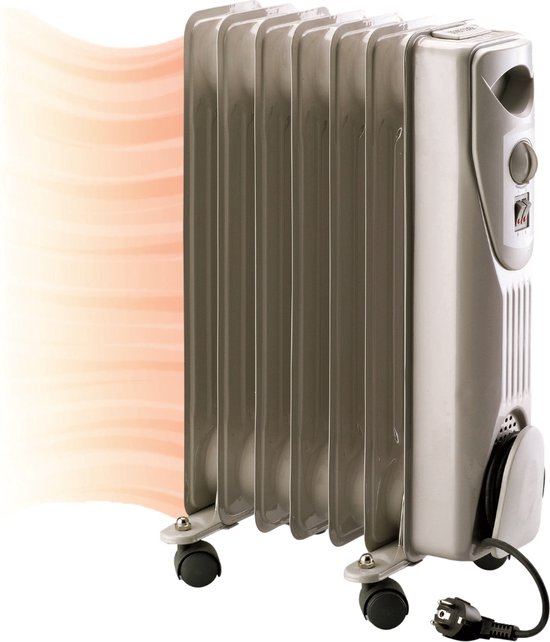 Plein Air Elektrische Olieradiator ERC2-1507 - 7 ribben - 1500W – tot 20m²