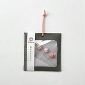 Cohana Sakura Mizuhiki glaskopspelden 0.50x40mm roze - 1x3st