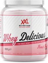XXL Nutrition - Whey Delicious - Forrest Fruit - Wei Eiwitpoeder met BCAA & Glutamine, Proteïne poeder, Eiwit shake, Whey Protein - 1000 gram