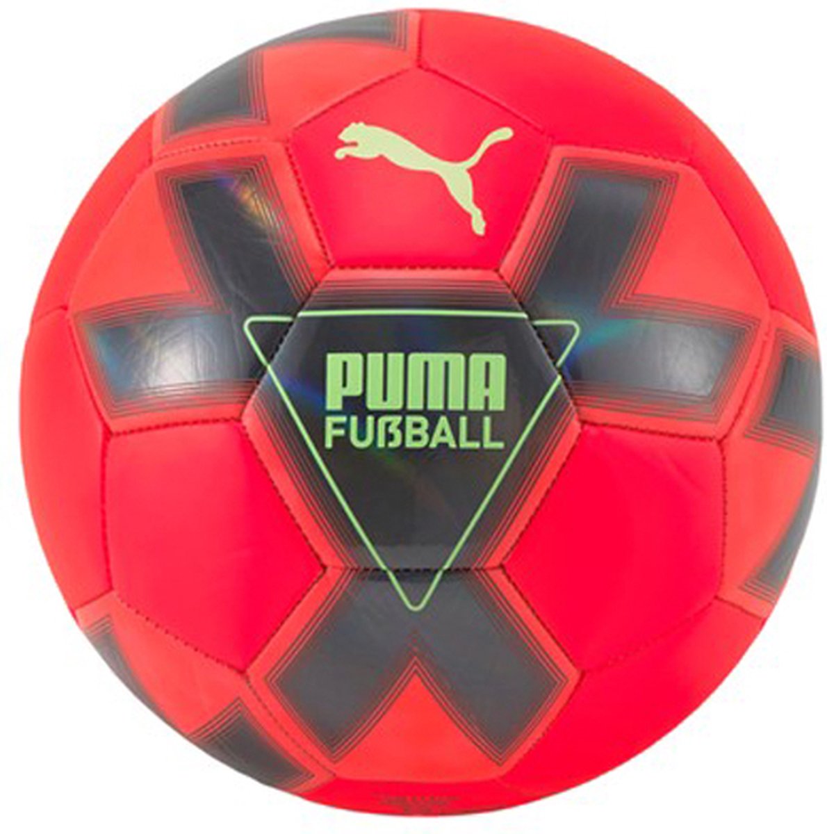Puma voetbal Cage - maat 3 - neon rood