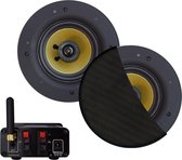 AquaSound BMN50EASY-SZ Bluetooth versterker 50 Watt met Samba speakers