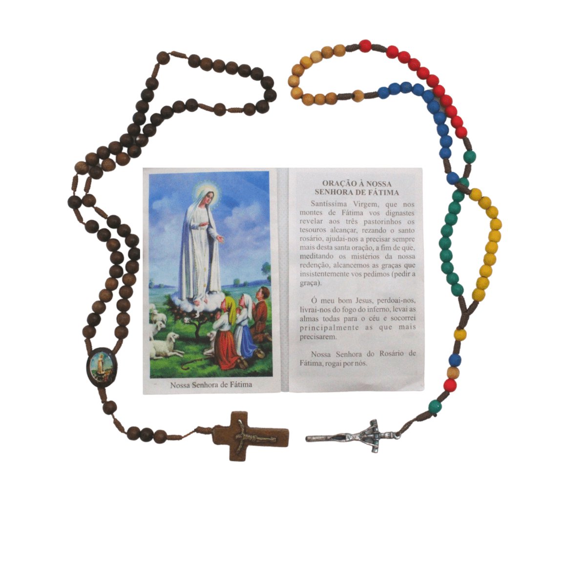 Wooden Rosaries With Prayer Cards