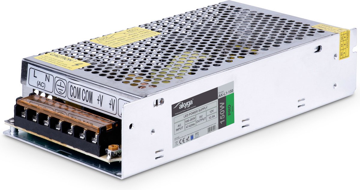 Akyga AK-L1-150 Industriële netvoeding 15 V/DC 12.5 A 150 W