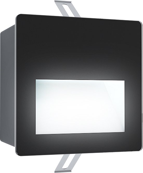 EGLO Aracena Inbouwarmatuur Buiten - LED - 14 cm - Zwart