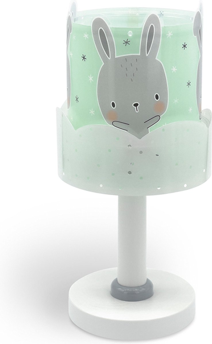 Dalber baby bunny - Kinderkamer tafellamp - Groen