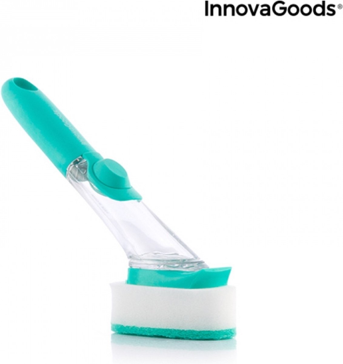 INNOVAGOODS - AFWASBORSTEL - SCHUURBORSTEL - ZEEPDISPENSER - MET STEEL