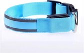 Mysty - Halsband Voor Hond - LED - hondenhalsband - Kattenhalsband - Blauw - M