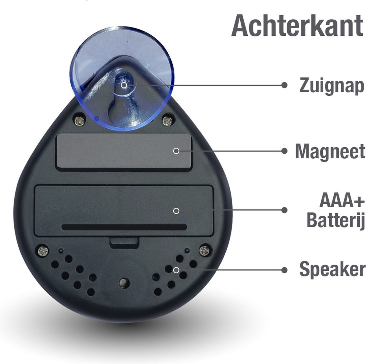 Douchetimer Douche Wekker Zandloper Digitale Timer Douche Klok