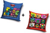 Brawl Stars - Sierkussen - Coussin - Rempli - Set de 2 pièces.