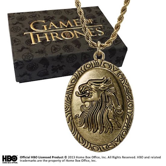 Pendentif & Collier Game of Thrones Cersei Lannister noble collection |  bol.com