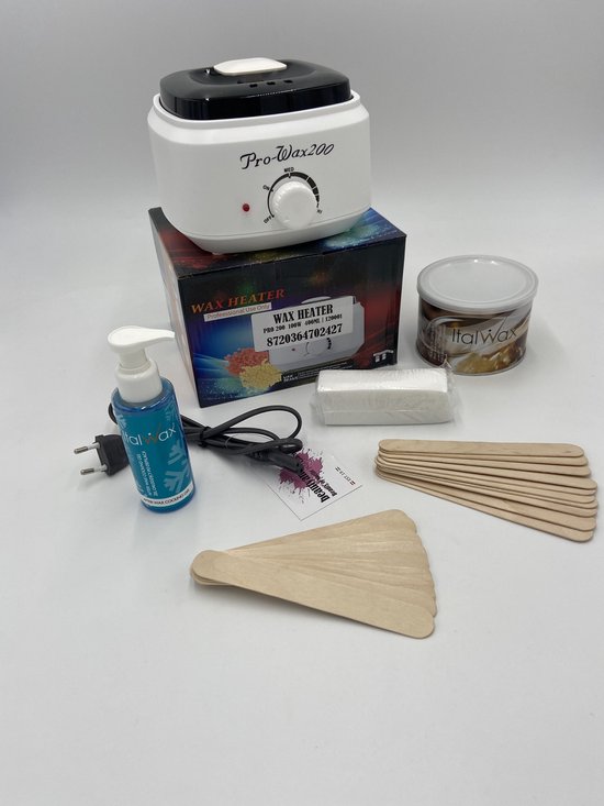 Wax Apparaat Beautyandthings® Pro 200 Wax Ontharing Startpakket I, incl.  ItalWax... | bol.com