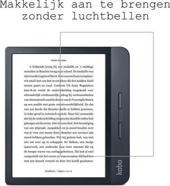 Screenprotector Geschikt voor Kobo Libra H2O Screenprotector Tempered Glass - Screenprotector Geschikt voor Kobo Libra H2O Screen Protector - 2 Stuks van Dux Ducis — afbeelding 5