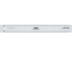 Mobius & Ruppert Ruler M+R 30cm plastique - droitier et gaucher