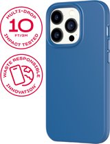 Tech21 Evo Lite - iPhone 14 Pro hoesje - Schokbestendig flexibel telefoonhoesje - Blauw - 3 meter valbestendig