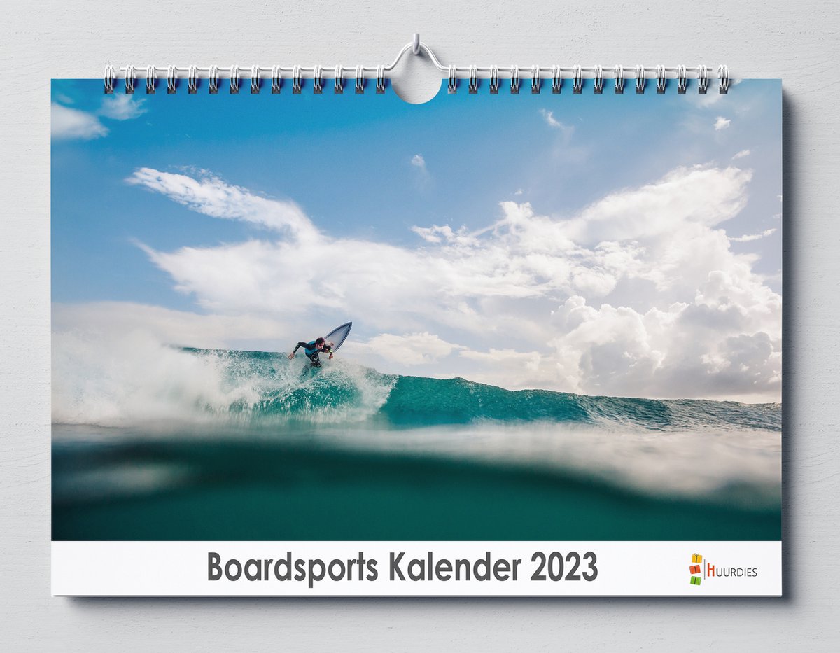 Boardsports kalender 2023 | 35x24 cm | jaarkalender 2023 | Wandkalender 2023