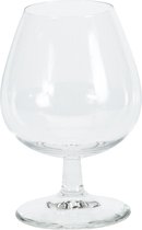 Excellent Houseware Cognac/likeur glazen - 4 stuks - glas - transparant - 350 ml