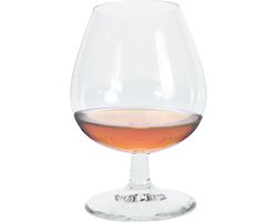 Excellent Houseware Cognac glazen - 4x stuks - glas - 350 ml - likeur glazen