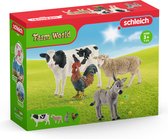 schleich FARM WORLD - Starterset Farm World - Speelfigurenset - Kinderspeelgoed voor Jongens en Meisjes - 3 tot 8 jaar - 42385