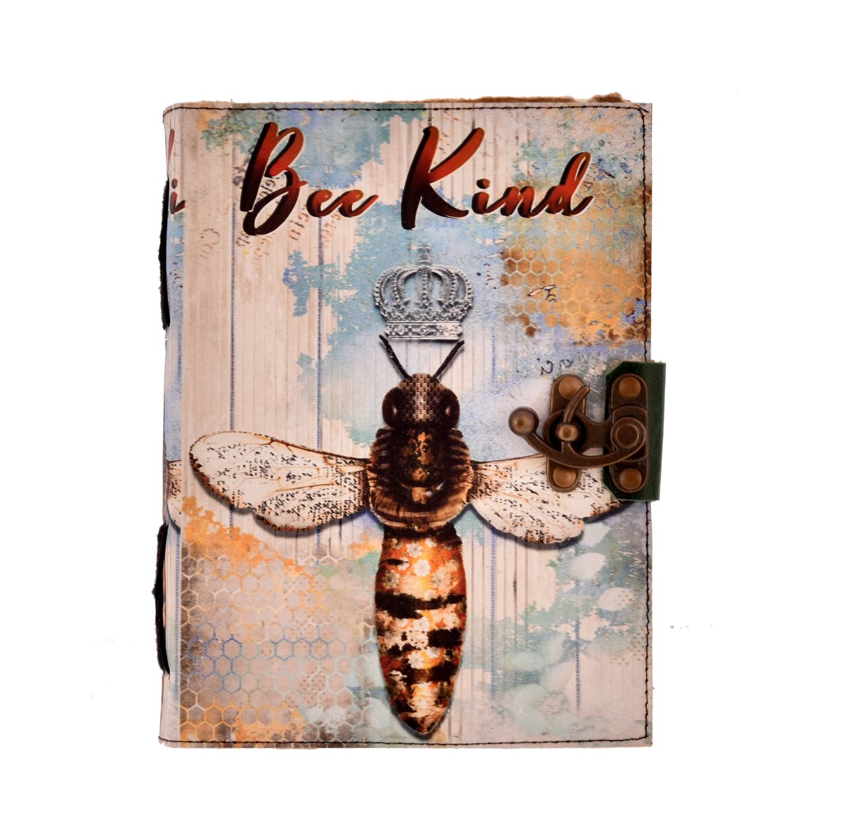 Leren Notitieboek - Be Kind - Handgemaakt - 18x13x5cm