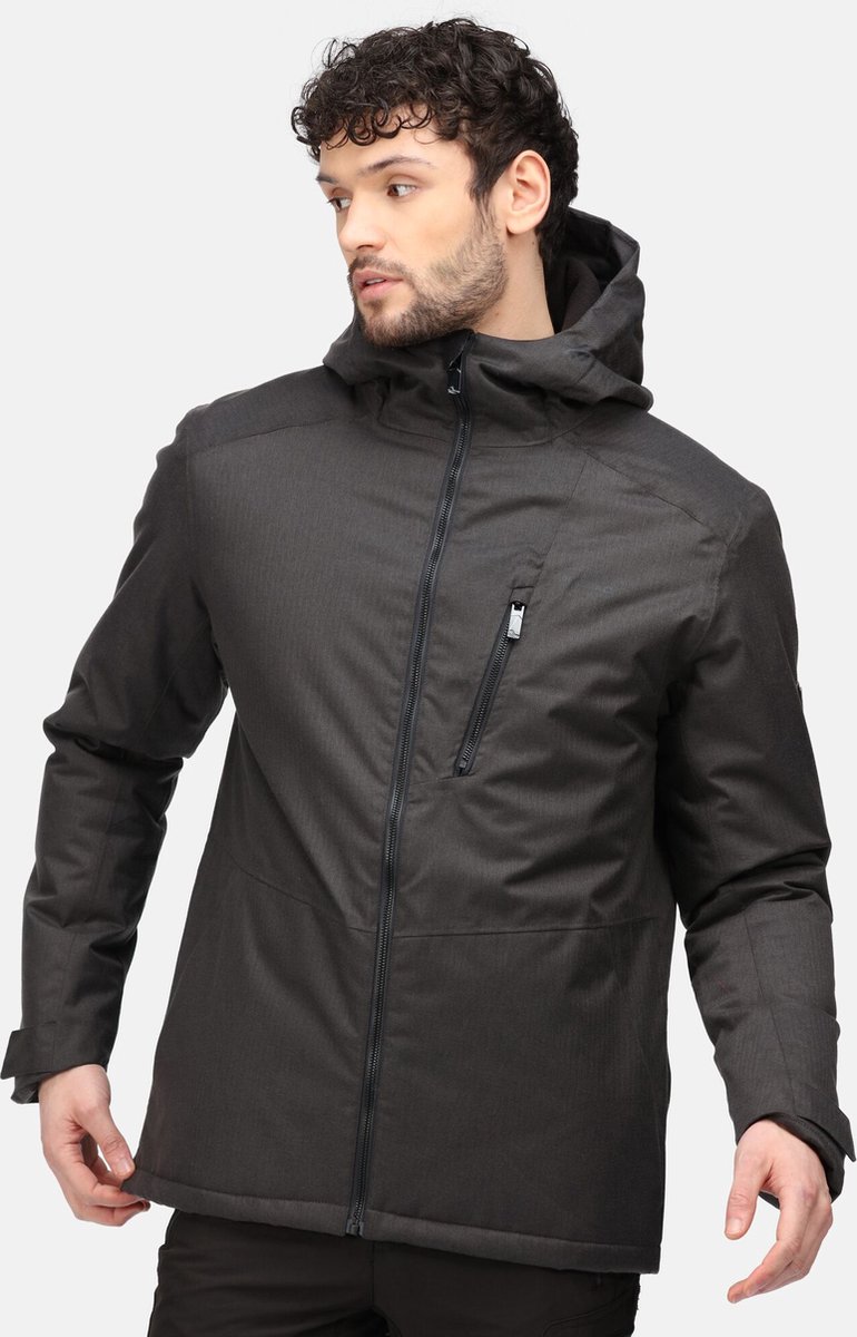 De Regatta Highside VI jas outdoorjas heren waterdicht ademend Donker Grijs