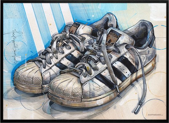 Peinture Adidas superstar (42x28cm) | bol.com