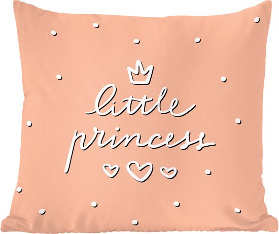 Coussins décoratifs - Oreillers Salon - 40x40 cm - Citations - Filles - Petite princesse - Dictons - Kids - Enfants - Meiden